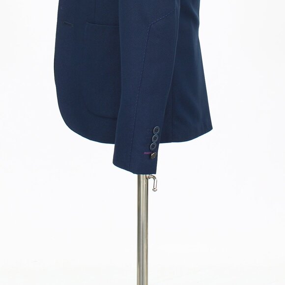 Devred 34S Navy Solid 2-Button Sport Coat Blazer Jacket T594 - Picture 6 of 11